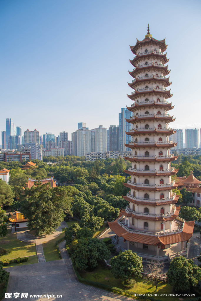 西禅寺远景