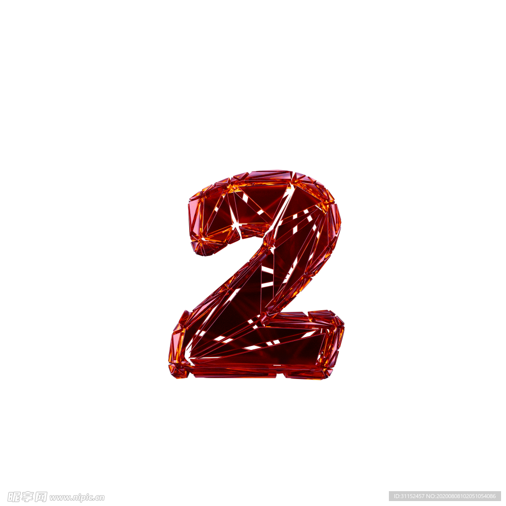 破碎3D字2