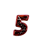 破碎3D字5