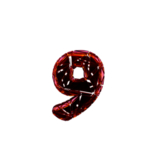 破碎3D字9