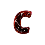 破碎3D字C