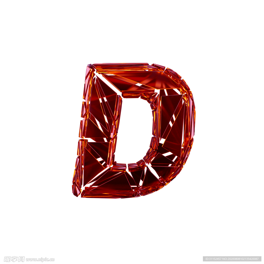 破碎3D字D