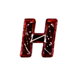 破碎3D字H