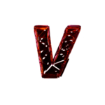 破碎3D字V