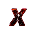 破碎3D字X