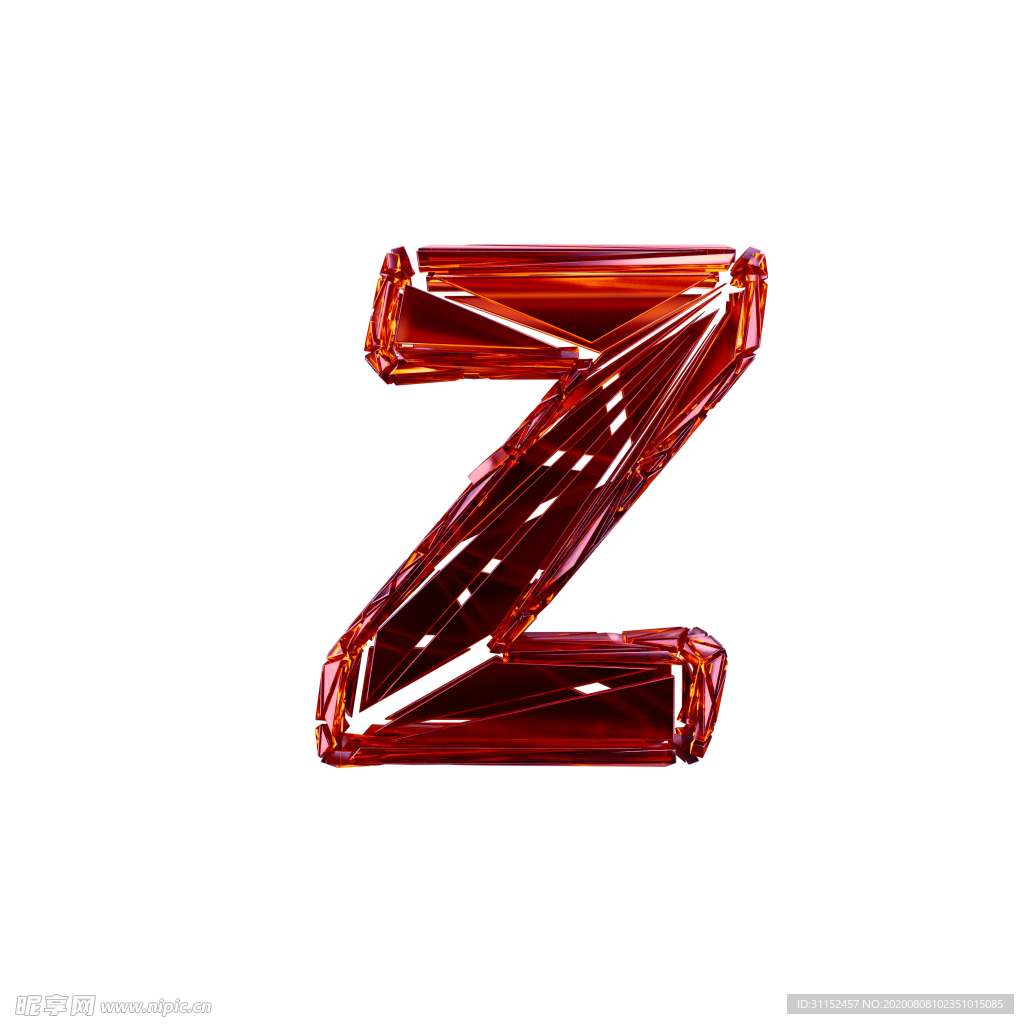 破碎3D字Z