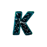 3D破碎数字K