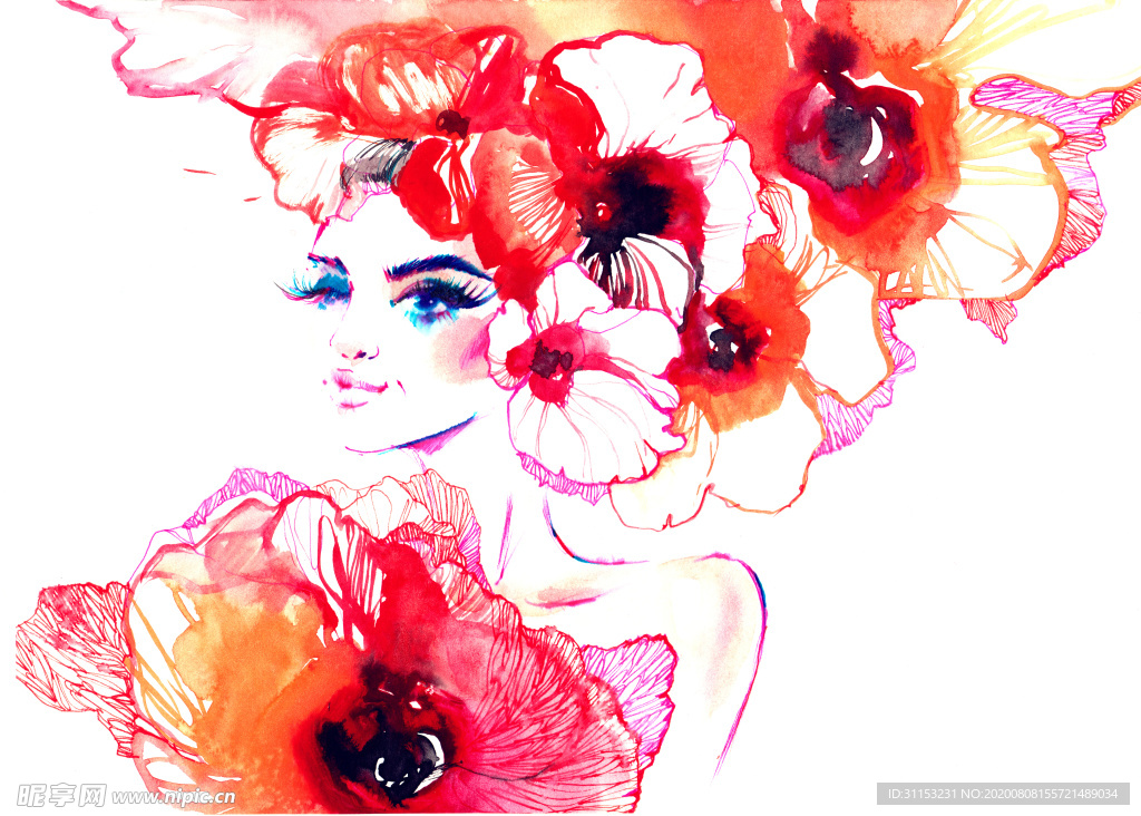 水彩画