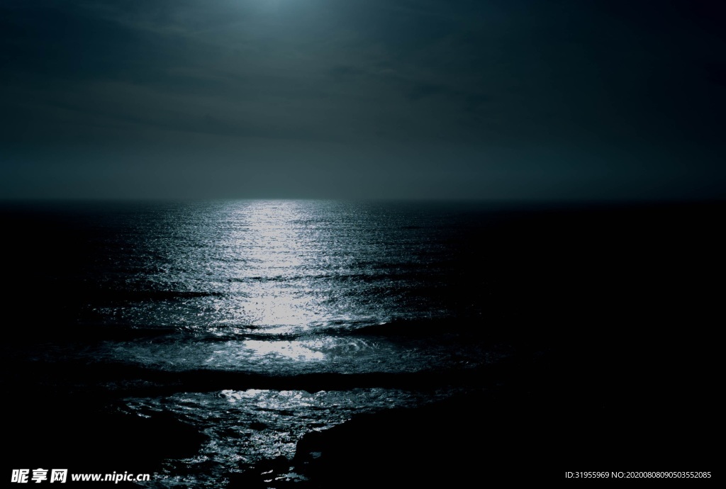 海洋 夜晚 图片