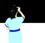 老师背影