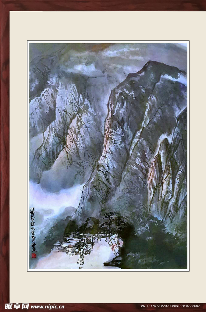 余希良国画作品