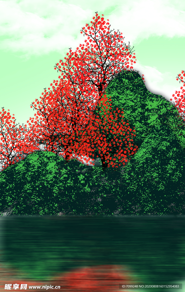 背景墙装饰画