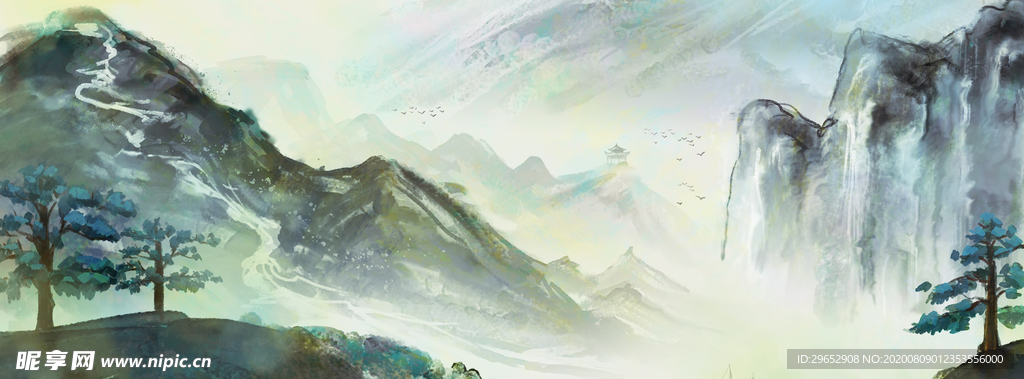 水墨山水