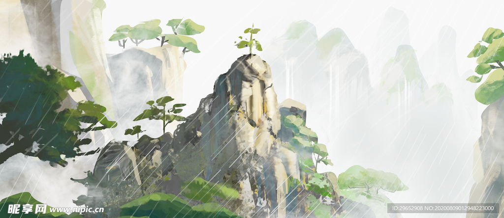 水墨山水