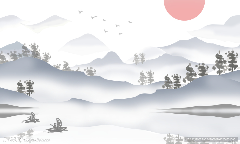 水墨山水