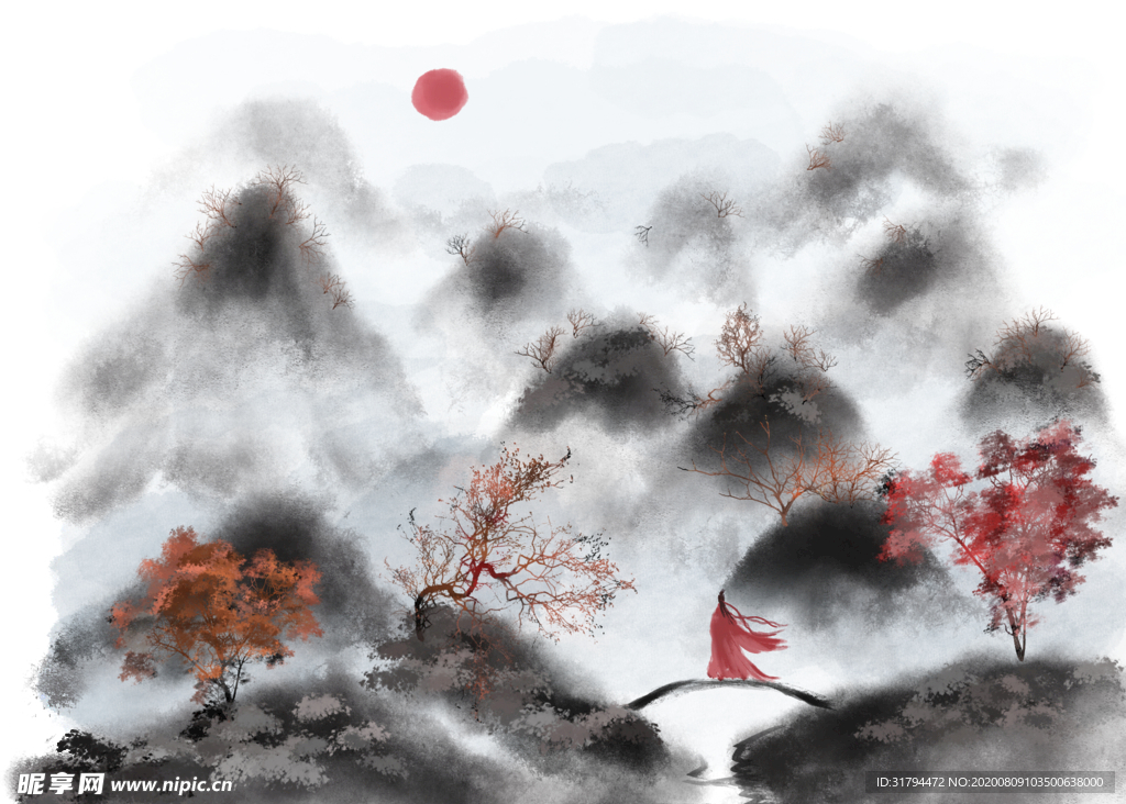 水墨山水