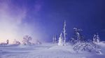 冰天雪地 蓝色 图片