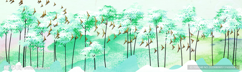 背景墙装饰画