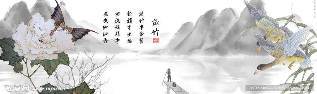 背景墙装饰画