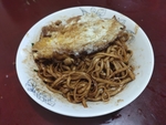 鸡蛋面特写