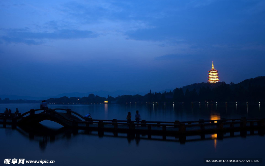 西湖夜景