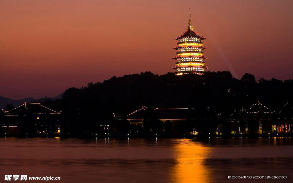 西湖夜景