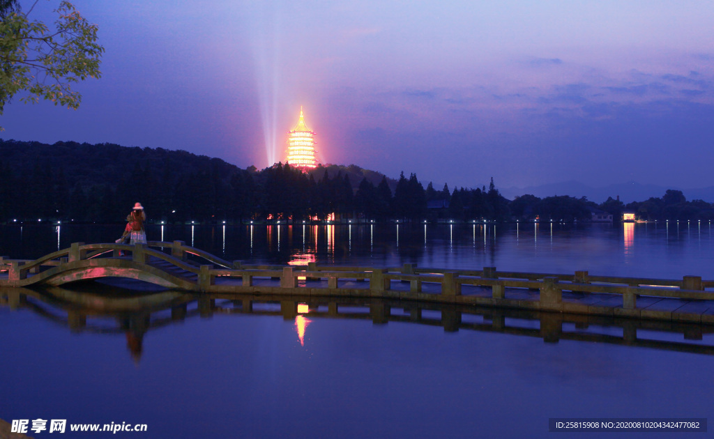 西湖夜景