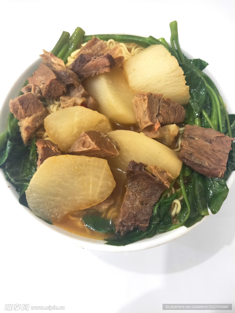 白萝卜牛杂