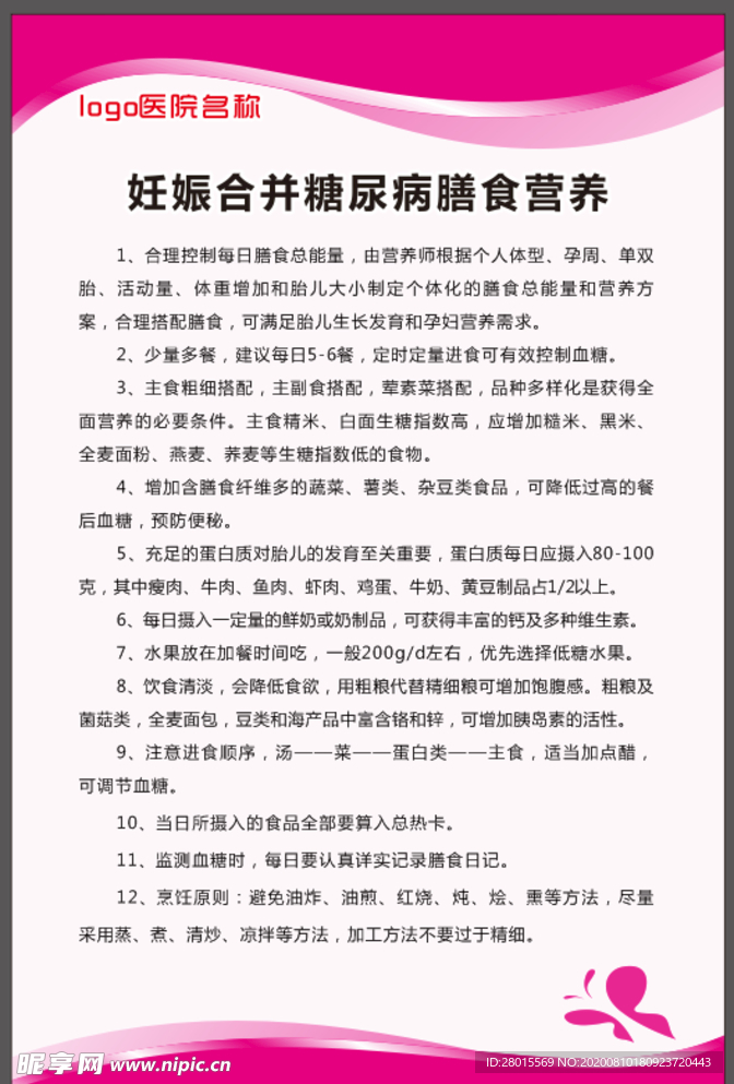 妊娠合并糖尿病膳食营养