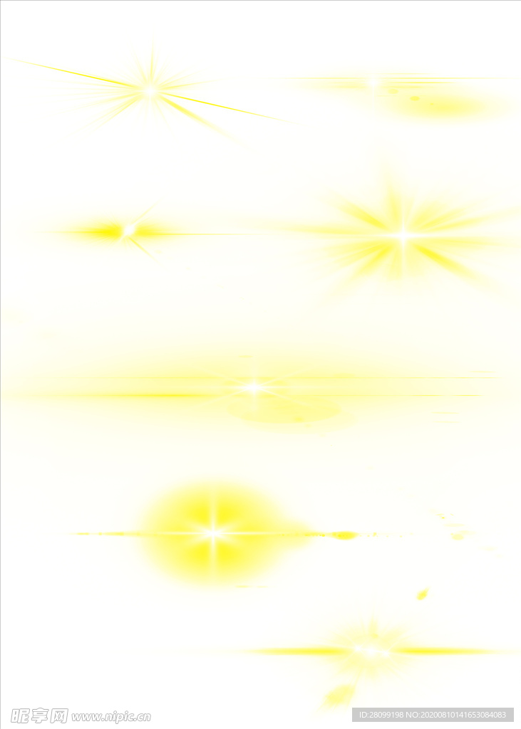 黄色光效