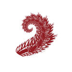旋转 图案 红色 花纹 设计