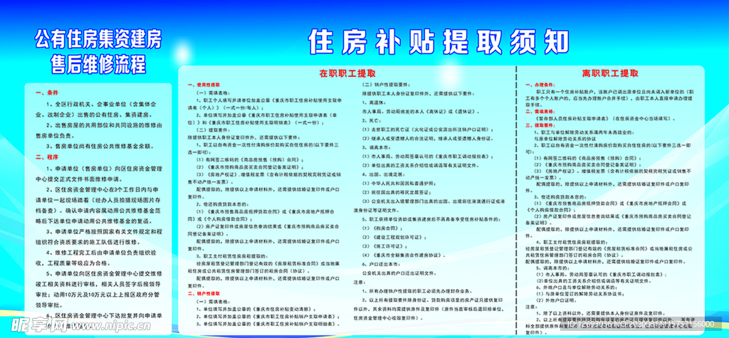 公有住房集资建房售后维修流程