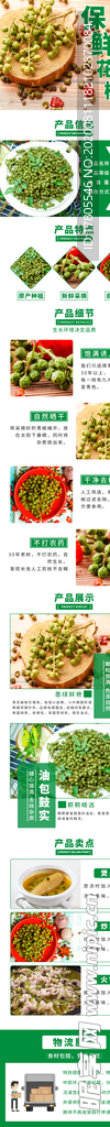 春天详情页 绿色素材 春天素材