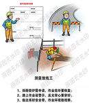 安全生产各类操作员漫画一测量工