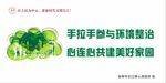 环境整治社会公益环保宣传展板图