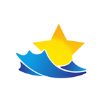 原创星星海浪logo