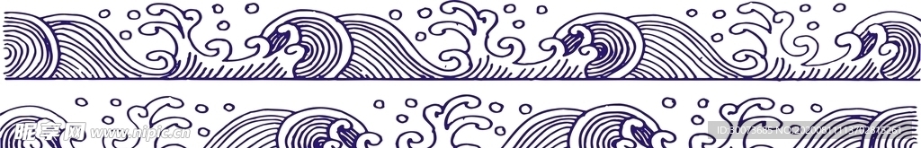浪花纹