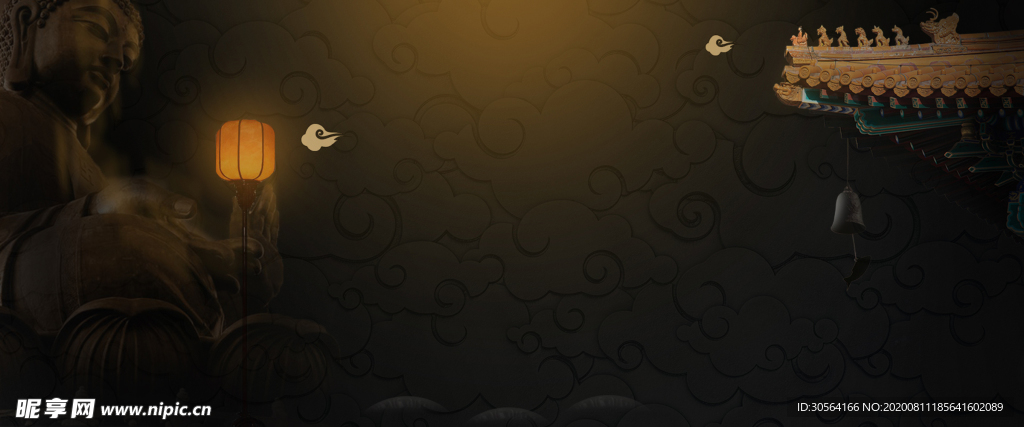 建筑传统古风国风复古背景素材