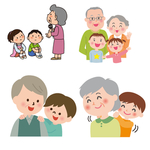 老人与孙子