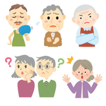 老人表情
