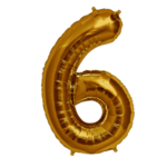 金色气球字6