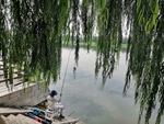 河边钓鱼的人