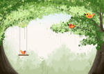 春天插画