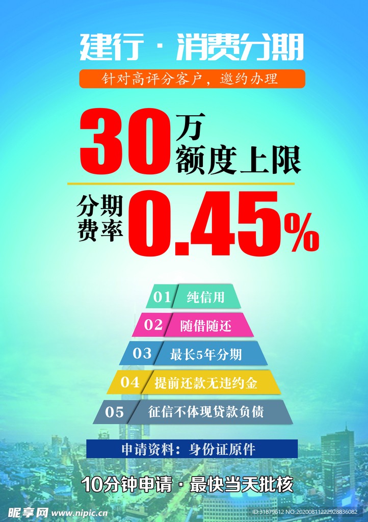 银行单页