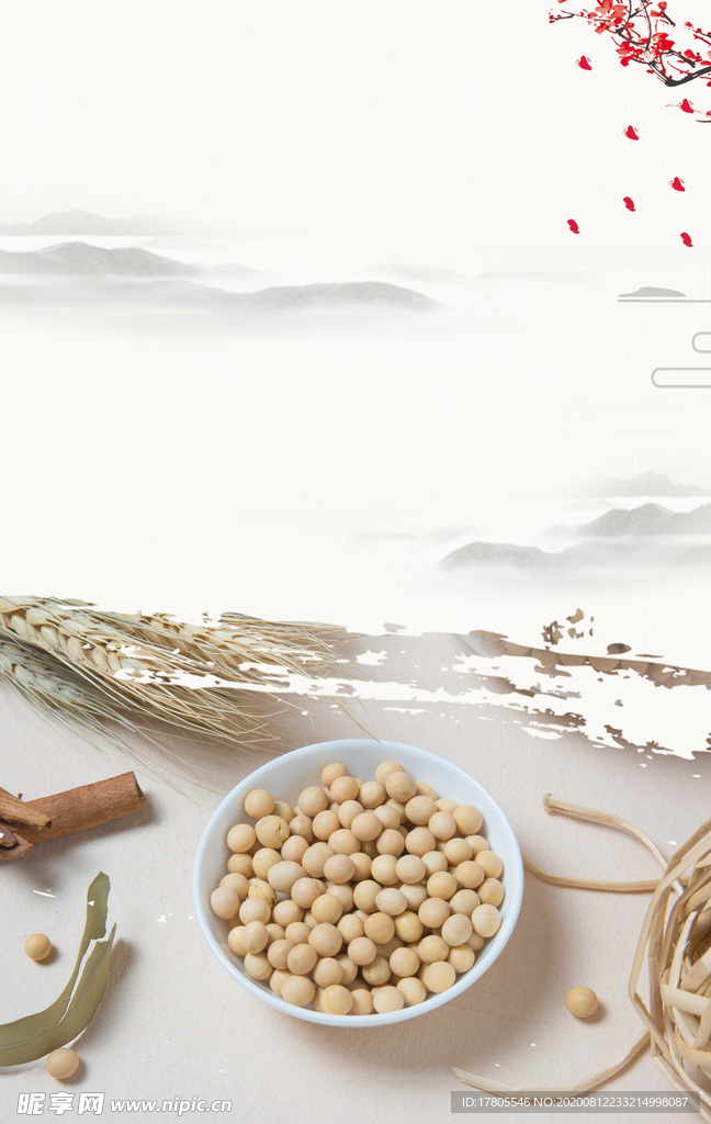 五谷杂粮海报 谷物 豆豆素材