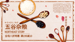 五谷杂粮海报 谷物 豆豆素材