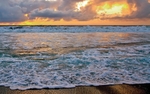 海边夕阳