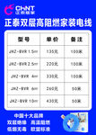 正泰照明 家装电线 高温阻燃