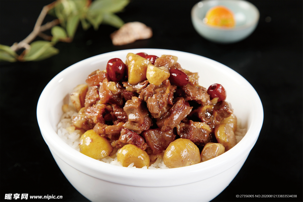 板栗牛腩饭
