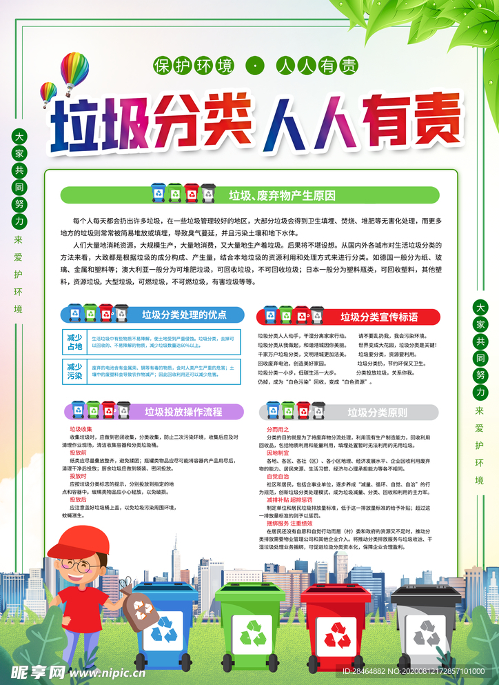 垃圾分类海报